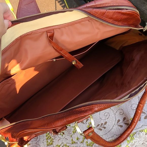 Vintage 60s 70s Carry On Bag Attaché - Picture 6 of 10